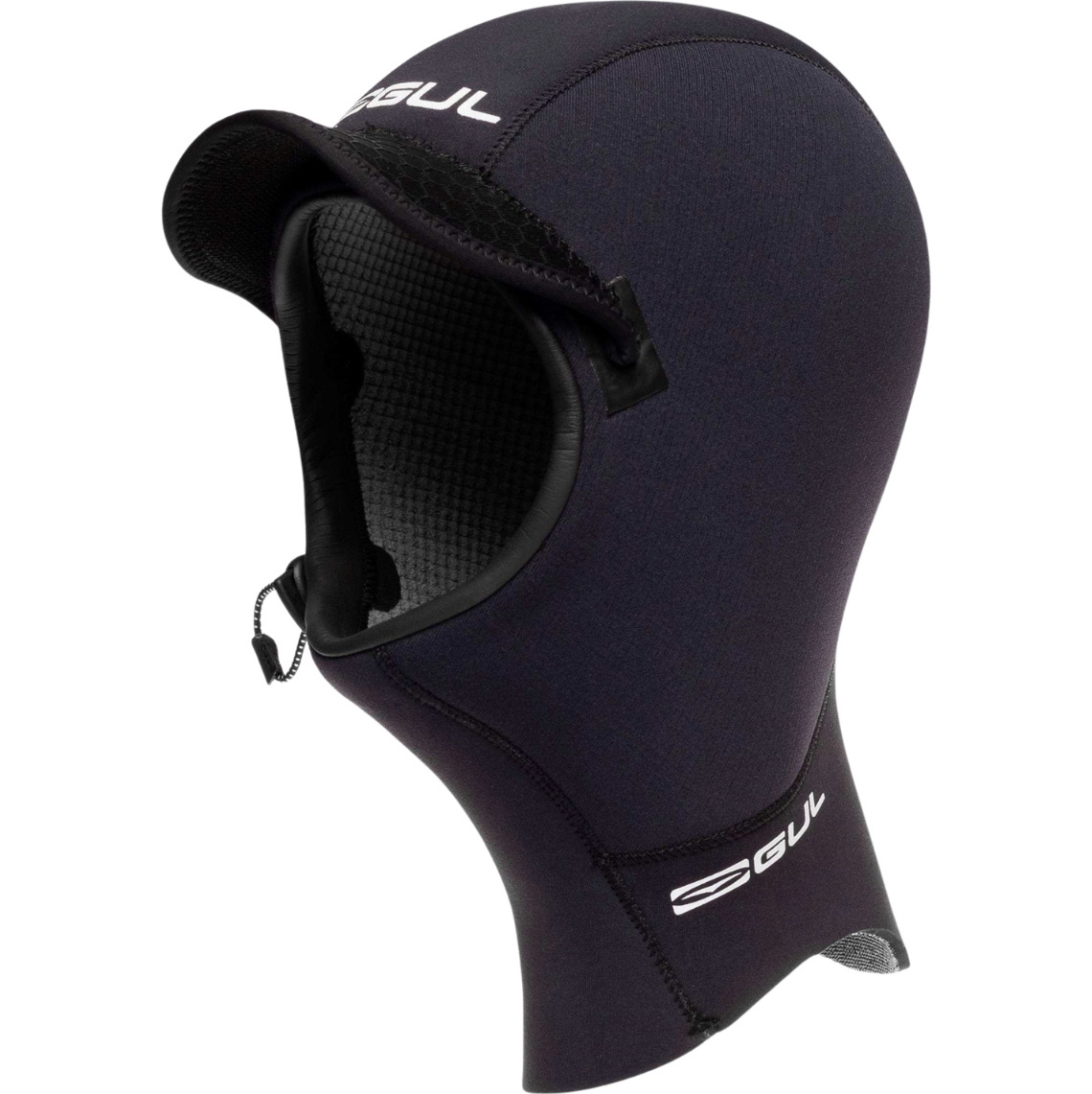 2026 Gul Flexor Yulex 3mm Hood HO0312-BKBK - Black